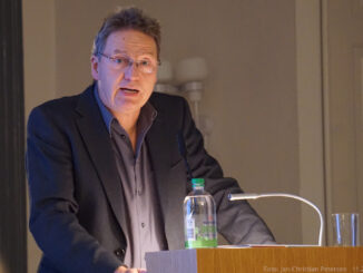 Andreas Etges am 6 November in Husum bei der Deutsch-Amerikanischen Gesellschaft