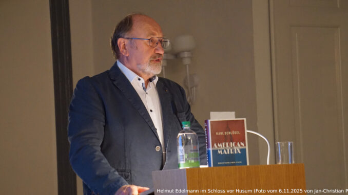 Helmut Edelmann am 6.11.2025 im Schloss vor Husum