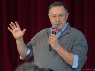 Klaus Scherer in der Hermann-Tast-Schule