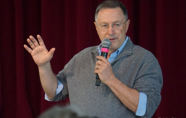 Klaus Scherer in der Hermann-Tast-Schule